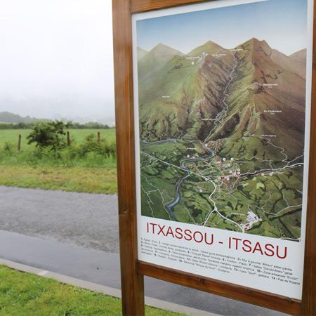 Itxassou dans le pays basque